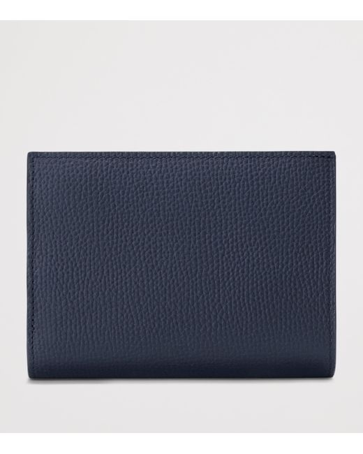 Loewe Blue Leather Anagram Compact Wallet