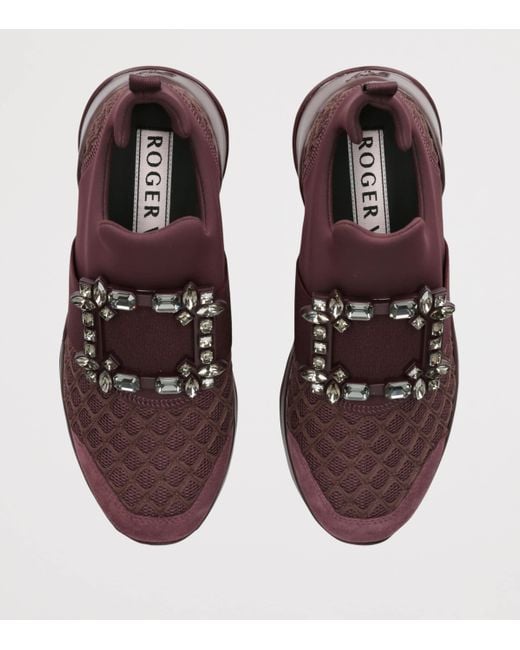 Roger Vivier Brown Viv' Run Sneakers
