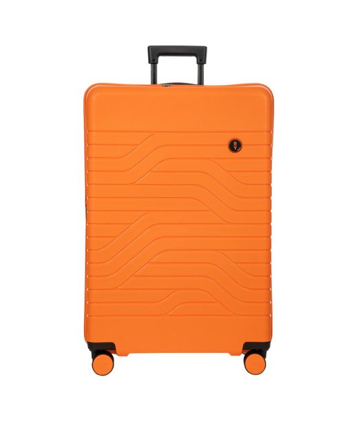 Bric's Orange Ulisse Check-In Suitcase