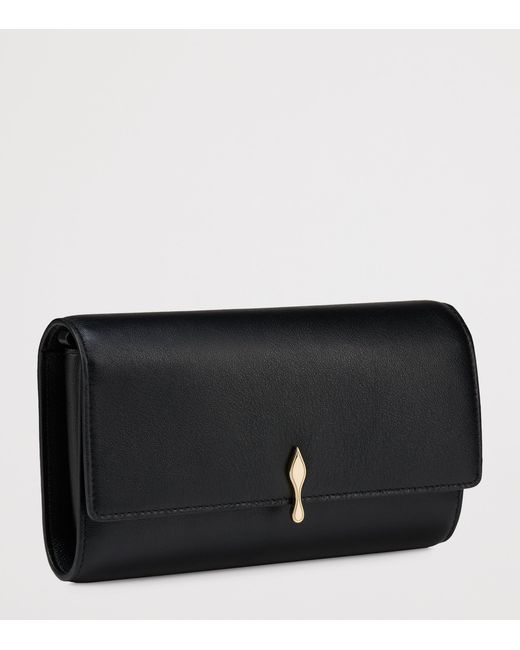 Christian Louboutin Black Bettina Nappa Leather Chain Wallet