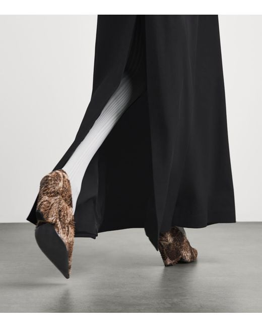 Jil Sander Black Back Split Maxi Skirt