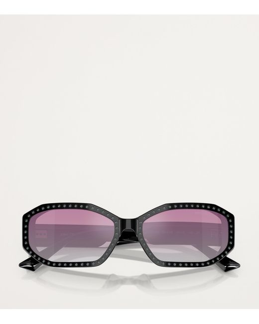 Jimmy Choo Black Acetate Jc5021Bu Sunglasses