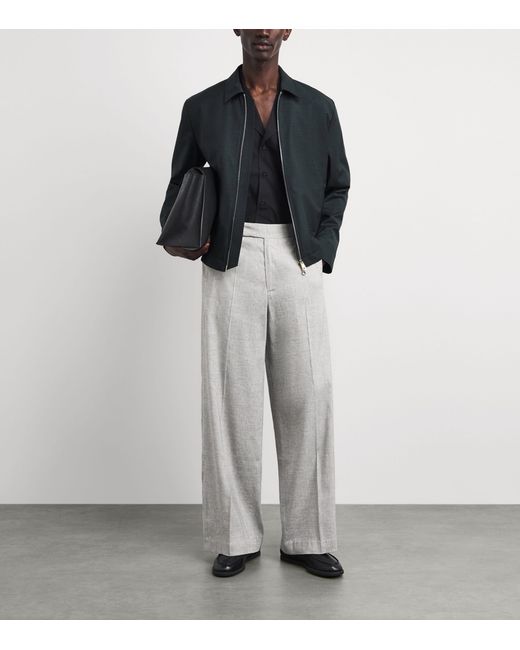 Paul Smith Black Wool Harrington Jacket for men