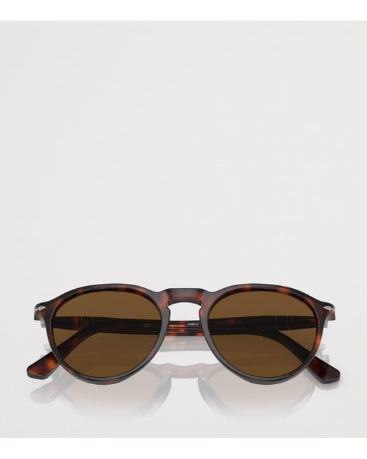 Persol Brown Tortoiseshell Phantos Sunglasses
