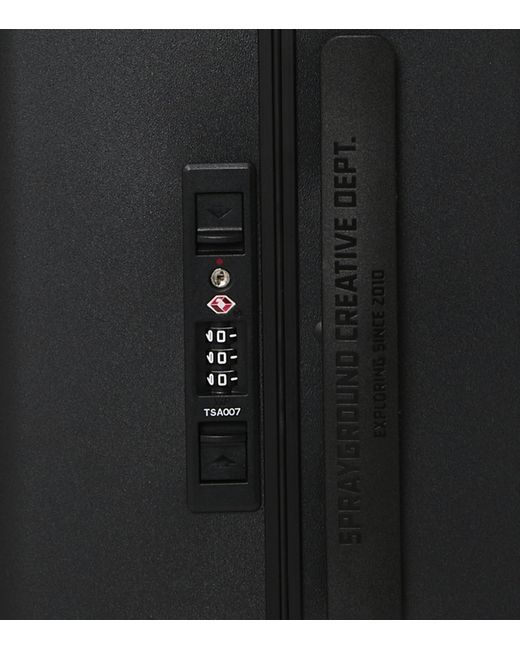 Sprayground Black Embossed Cabin Suitcase