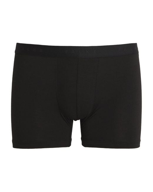 Falke Black Daily Climawool Boxer Briefs for men