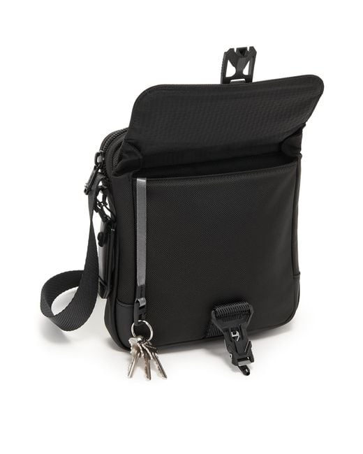 Tumi Black Alpha Bravo Day Cross-Body Bag