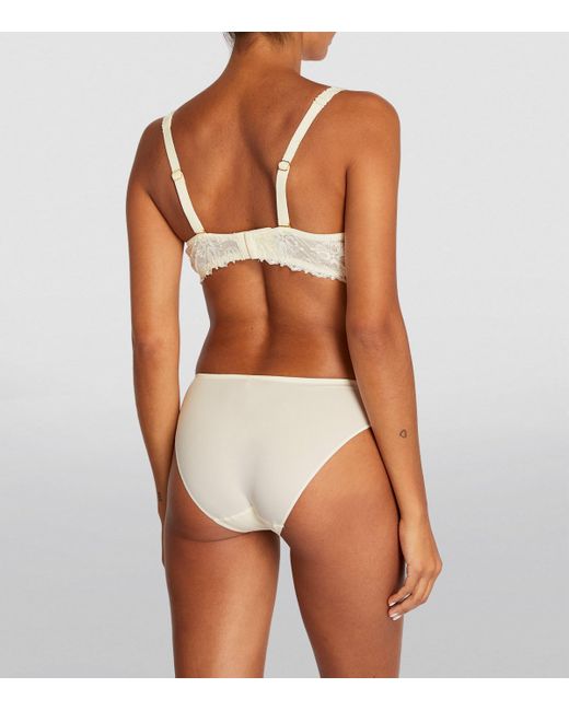 Chantelle White Champs Elysees Brazilian Briefs
