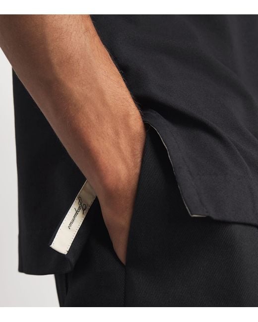 Jacquemus Black Cotton Jean Atelier Shirt for men