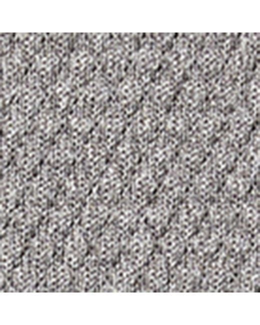 Boss White Silk Knitted Straight Tie for men