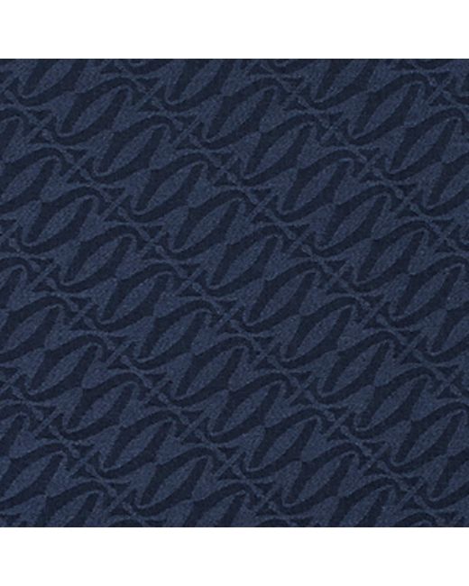 Cartier Blue Silk C De Shawl