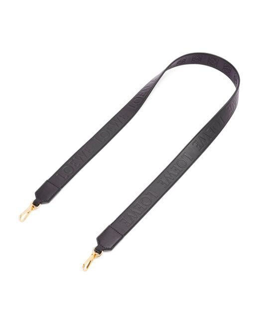 Loewe Metallic Leather Anagram Bag Strap