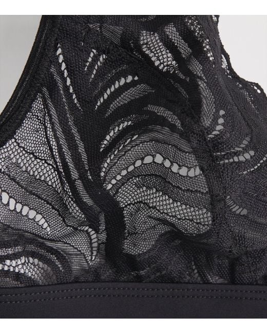 Falke Black Delicate Touch Triangle Bra
