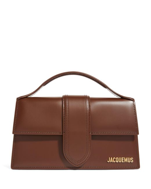 Jacquemus Brown Leather Le Grand Bambino Shoulder Bag