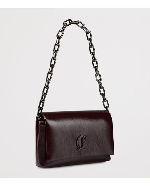 Christian Louboutin Purple Small Loubi54 Soft Shoulder Bag