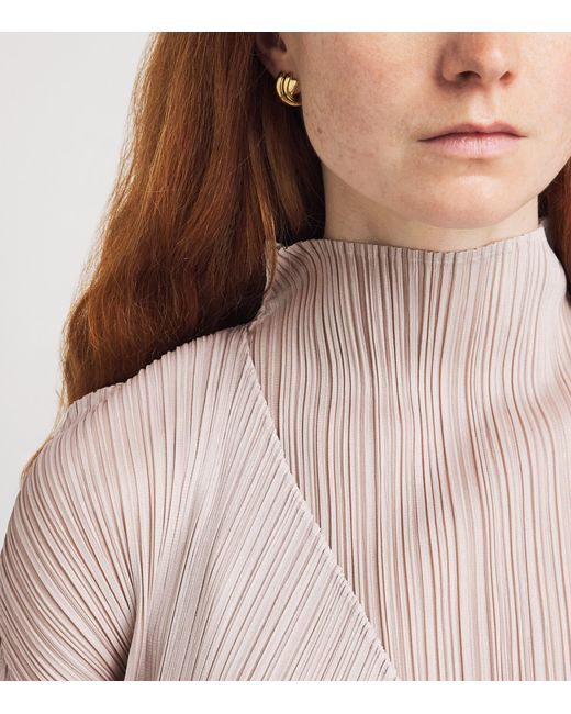 Pleats Please Issey Miyake Pink New Colorful Basics Cardigan
