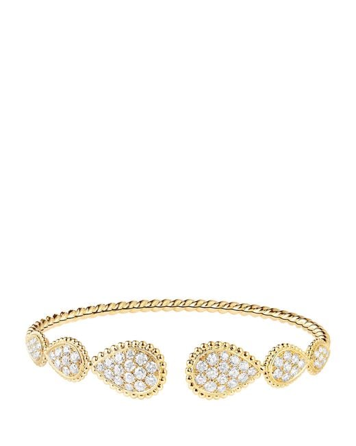 Boucheron Natural Small And Diamond Serpent Bohème Bracelet