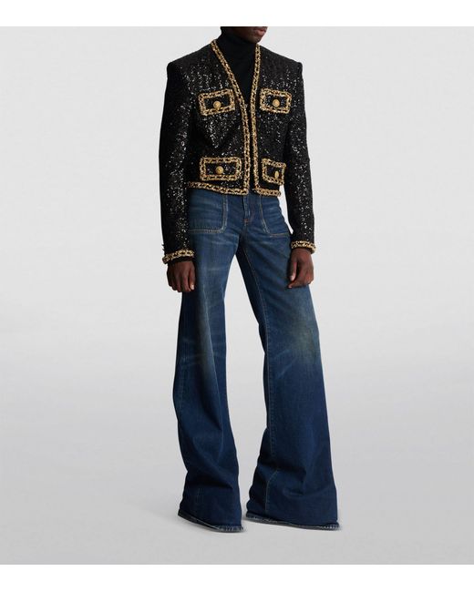 Balmain embellished shop jacket
