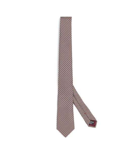 Giorgio Armani Brown Silk Jacquard Tie for men