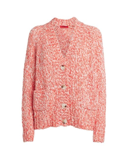 MAX&Co. Pink Wool-Blend Cardigan