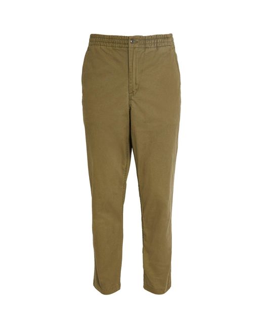 Polo Ralph Lauren Cotton Prepster Chinos in Green for Men | Lyst UK