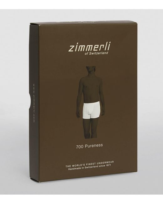 Zimmerli of Switzerland White 700 Pureness Boxer Briefs for men