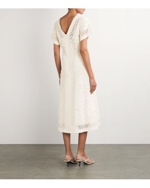embroidered sleeve dress Sequin-Floral Long Sleeve Long Formal Dress