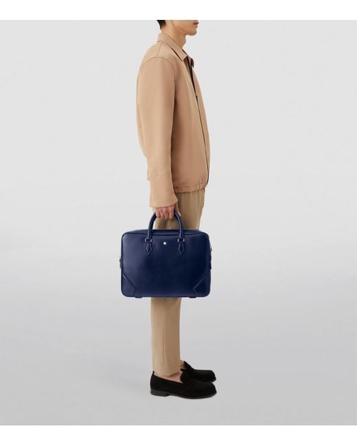 Montblanc Blue Leather Meisterstück Document Case