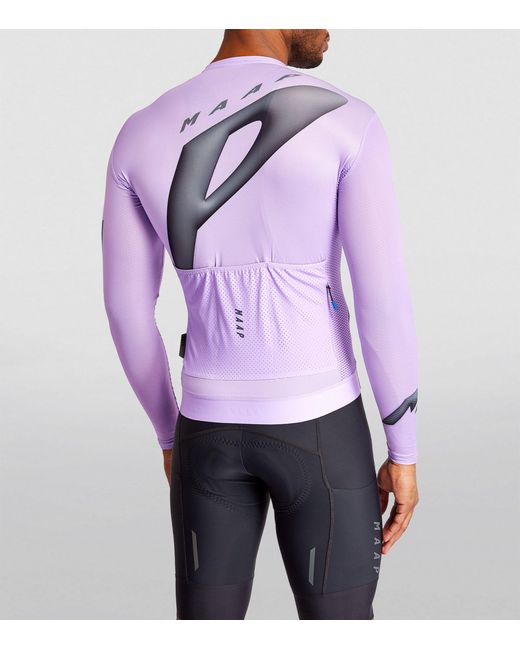 MAAP Purple Orbit Pro Air Jersey 2.0 Long-sleeve Top for men