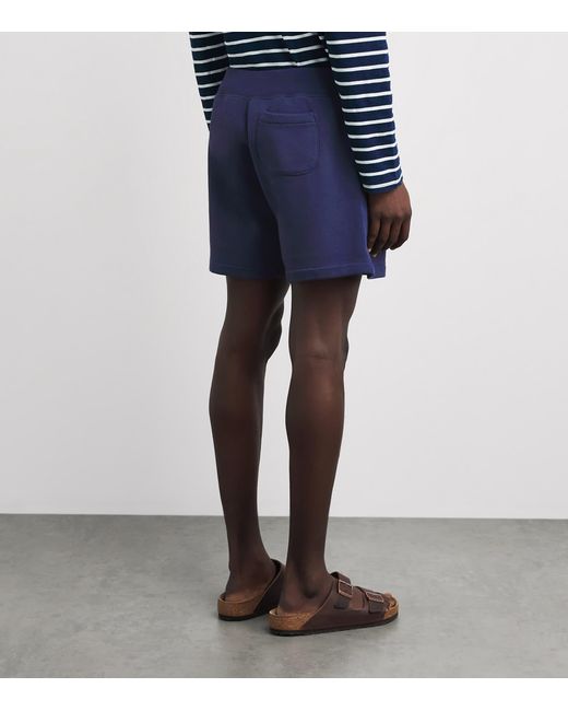 Polo Ralph Lauren Blue Cotton-Blend Beach Club Shorts for men