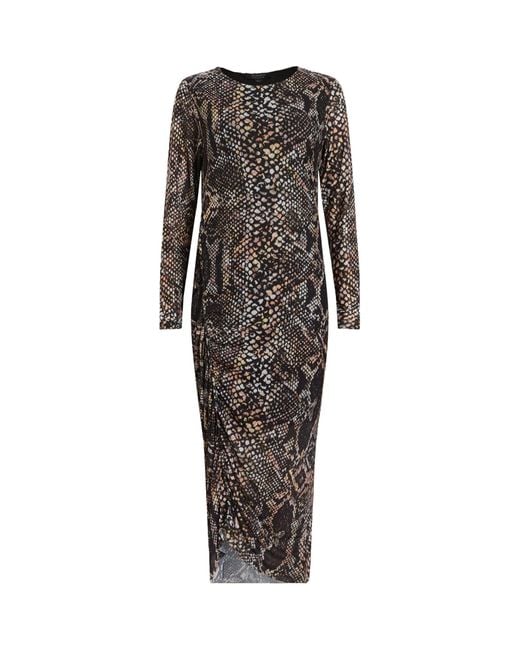 All saints hot sale snake dress