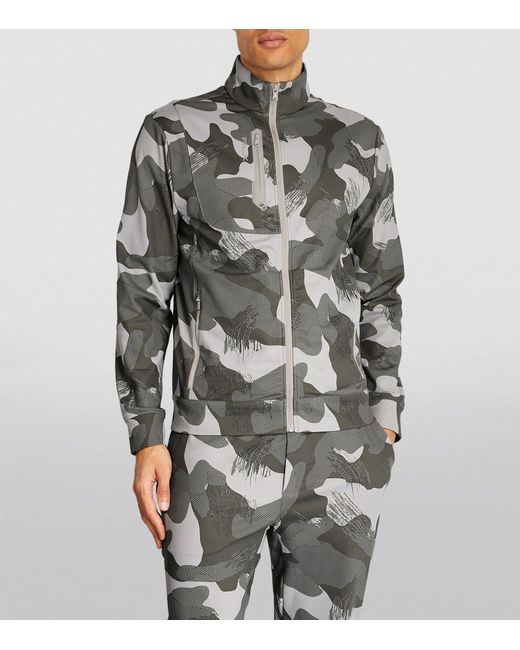 RLX Ralph Lauren Gray Technical Camouflage Print Jacket for men