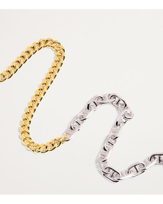Tom Wood Metallic Sterling And-Plated Rue Chain Bracelet for men