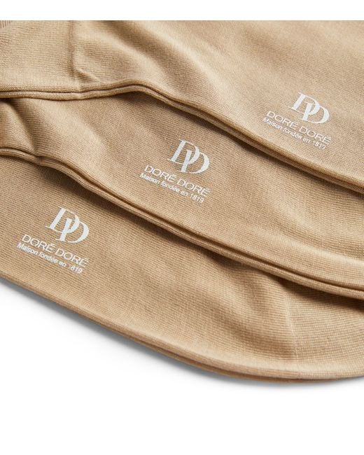 Doré Doré Natural Cotton Socks for men