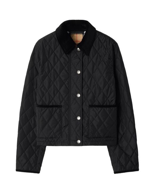 Burberry Black Cropped Jacket