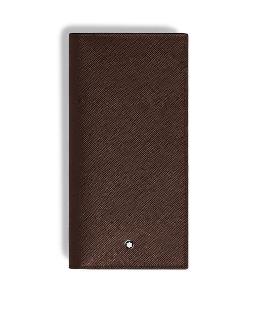 Montblanc Brown Leather Sartorial Long Wallet