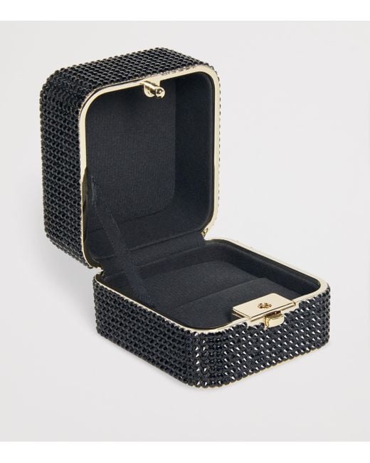 Judith Leiber Black Miniature 'Say Yes' Box