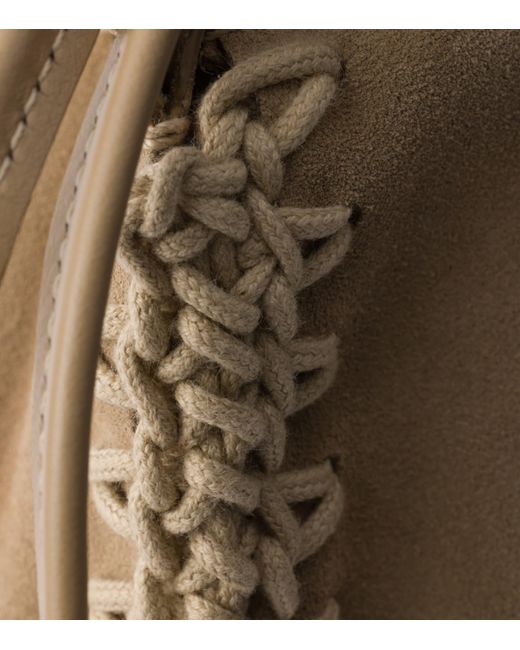 Prada Natural Suede Drawstring Wish Pouch