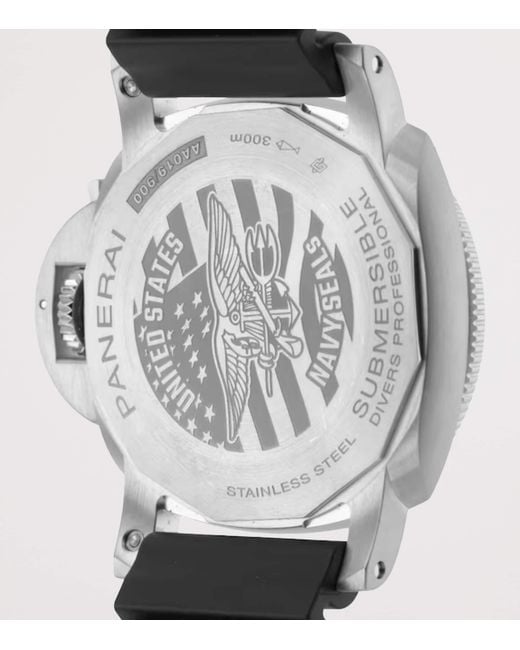 Panerai Metallic Stainless Steel Submersible Seals Watch for men