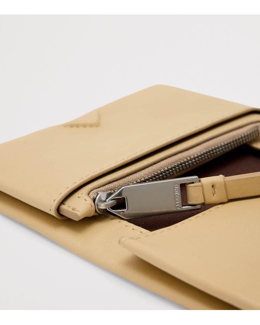 AllSaints Natural Leather Harluna Wallet