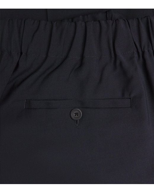 Sandro Blue Wide-Leg Trousers for men
