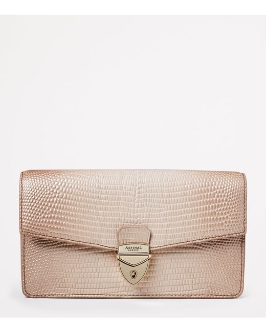 Aspinal Natural Mayfair 2 Clutch Bag