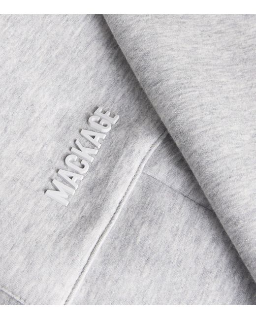 Mackage Gray Cotton-Blend Marvin Cargo Sweatpants for men