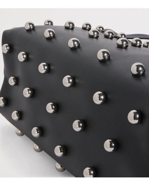 Jil Sander Black Small Leather Goji Pillow Shoulder Bag