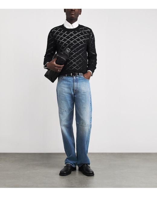 MM6 by Maison Margiela Blue Tapered Jeans for men