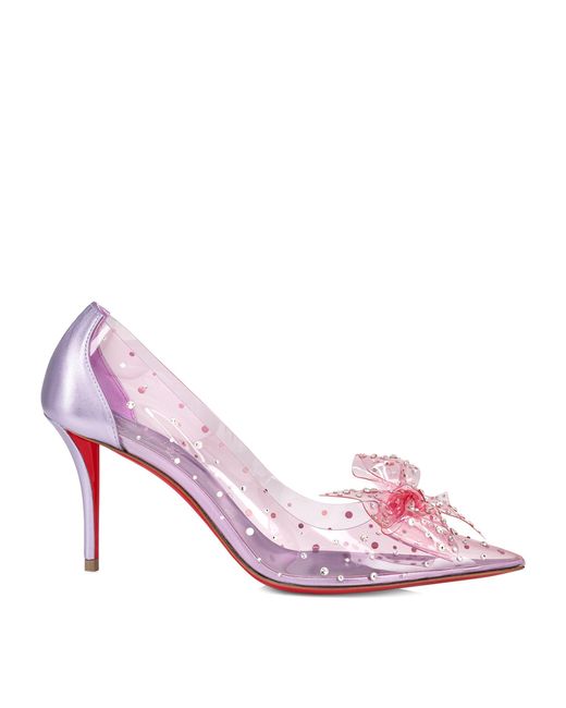 Christian Louboutin Pink Jelly Strass Crystal Pumps 80