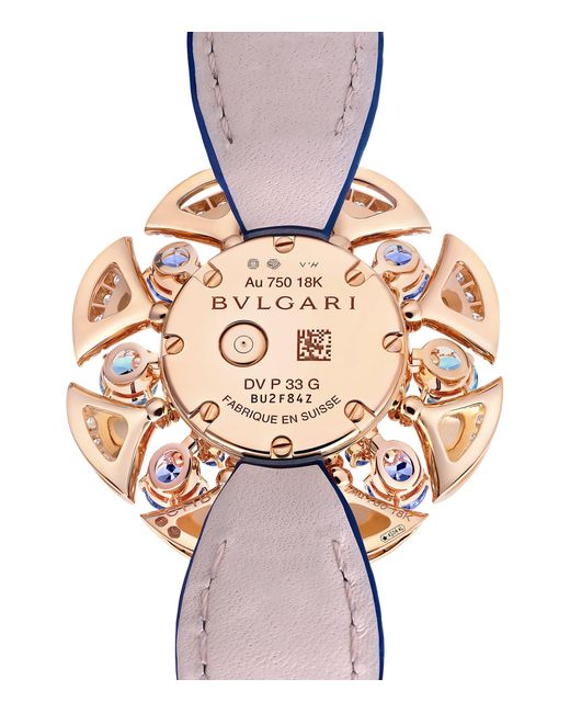 BVLGARI Blue Rose, Diamond, Topaz And Tanzanite Divas' Dream Watch