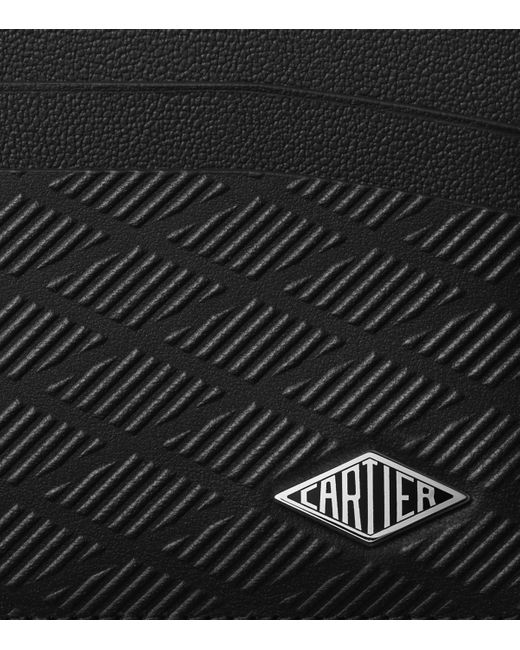 Cartier Black Leather Losange Card Holder for men