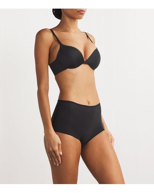 Skims Black Ultimate Plunge Push-Up Bra