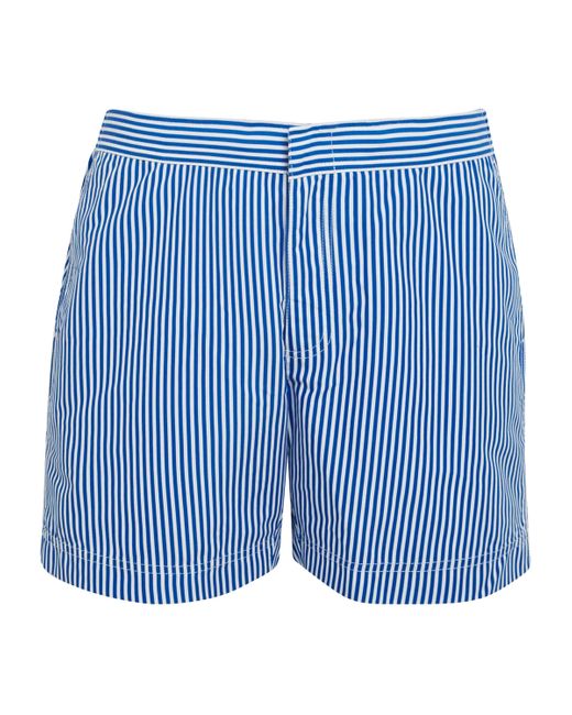 BLUEMINT Blue Striped Bond Swim Shorts for men